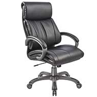 12911 Arizona Series High-Back Executive Chair (Black with Charcoal Arms & Base)