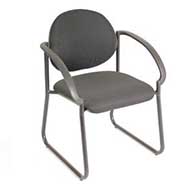 2808 Regal Series Stackable Guest Chair with Arms (Black)