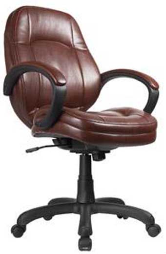 5021 Presta Series Mid-Back Executive Chair (Chocolate)