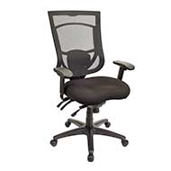 7670-CC-MG - Multi-Function Mid-Back Ergonomic Mesh Chair 