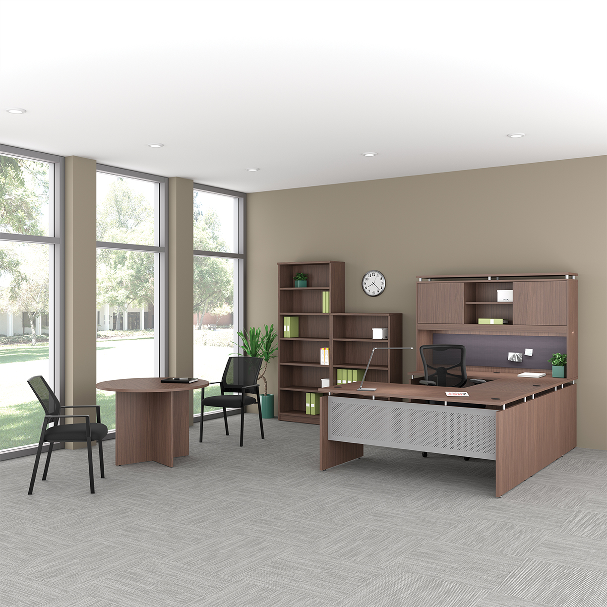 ALERA MANAGERIAL OFFICE1 SEDINA MODERN WALNUT