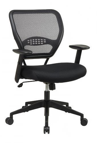 5500 Office Star SPACE Series Air Grid Mesh Back Task Chair (Black)