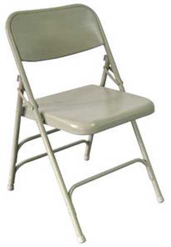 1621 Steel Folding Chair (Grey)