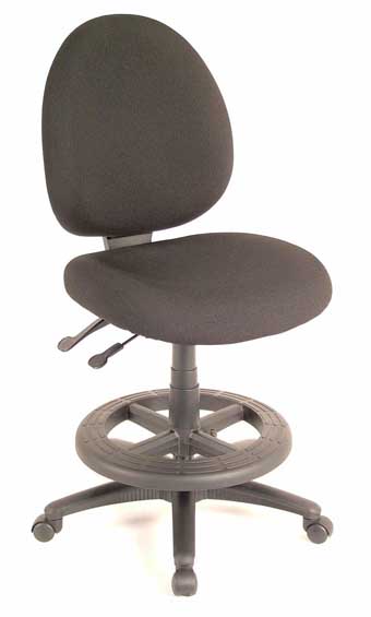 3602 Performance Prism Series Drafting Chair (Black)