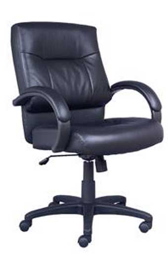 6021 Tempest Series Mid-Back Executive Chair (Black)