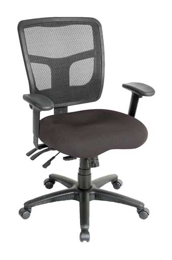 7754 CoolMesh Task Series Mid-Back Multi-Function Chair (Black)