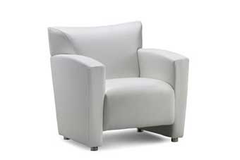 9681  Tribeca Collection Club Chair (White)
