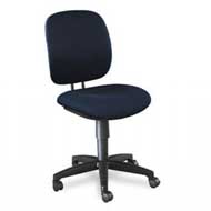 5901 HON ComforTask Low-Back Armless Task Chair (Navy Blue)