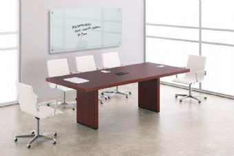Deskmakers 8ft Rectangular Conference Table (Yorkshire Cherry)