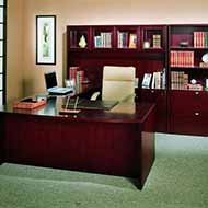Jade Collection Executive U-Shape (Mahogany)