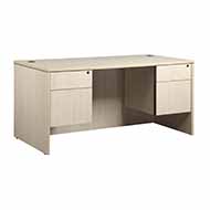 Double Pedestal Desk (Maple)