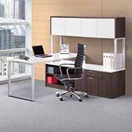 Elements Plus Series Station (White & Modern Walnut)