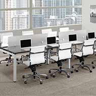 Elements Task Station with U-Shape Legs (Espresso) 