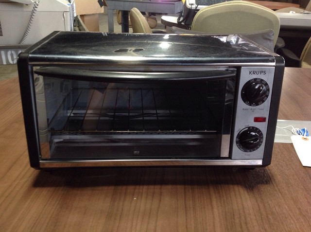 Krups Toaster Oven in Chrome and Black
