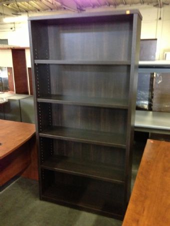 6'  Laminate Bookcase (Black Forest Walnut)