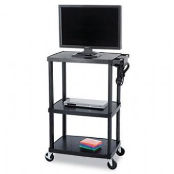 SAF8944BL   Safco AV Cart (Black) 