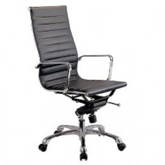 Euro Style Otto High Back Chair (Black)