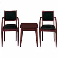 Cherryman Emerald Collection Guest Chair with Fabric Seat and Back