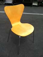 Tendy Side Chair (Natural Wood)