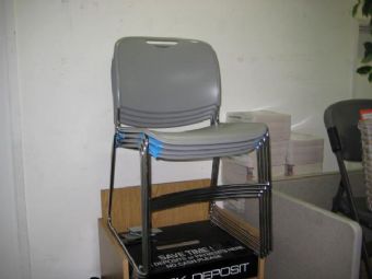 Stacking Chair (Light Grey)