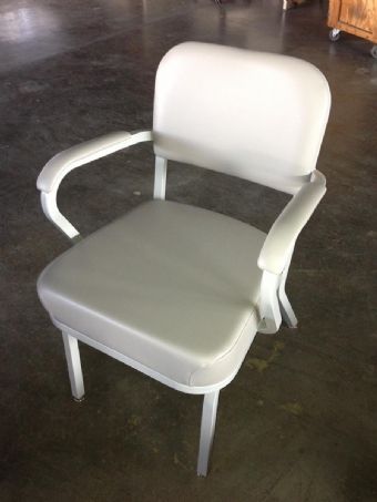 Vintage Tanker Chair with Arms (Grey)