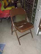 Virco 6 Metal Folding Chair (Mocha)