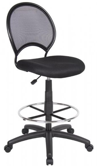 Boss B16215 Mesh Back Drafting Stool