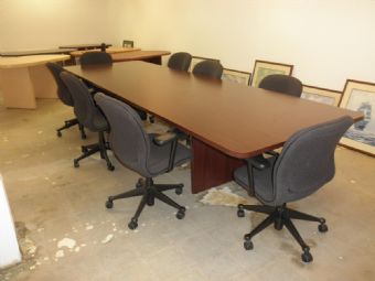 10FT Rectangular Conference Table (Mahogany)