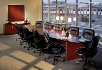 Mayline Corsica Conference Table (Sierra Cherry)