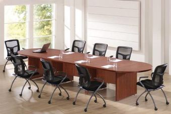 Elite Series 12 FT Racetrack Conference Table in Cherry