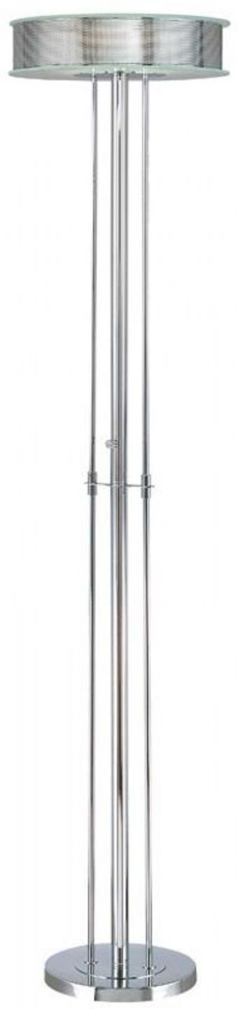 Floor Lamp Kaida Glass LS80745 Chrome