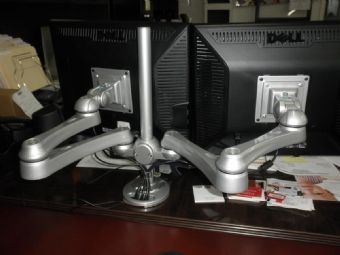 Natraj Double Monitor Arm