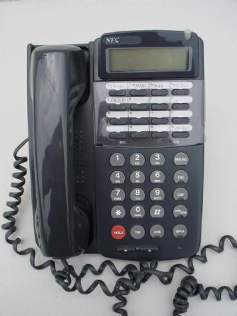 NEC Black Multi-Line Phone 