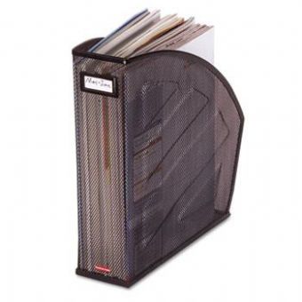 Rolodex Black Mesh Magazine File