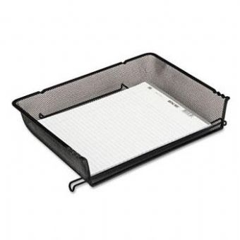 Rolodex Black Mesh Stacking Tray