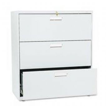 600 Series 3-Drawer Lateral File (Light Grey)