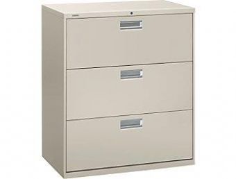600 Series 3-Drawer Lateral File (Light Grey)