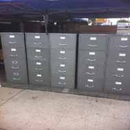 4-Drawer Legal-Size Vertical Files (Gunmetal Grey)