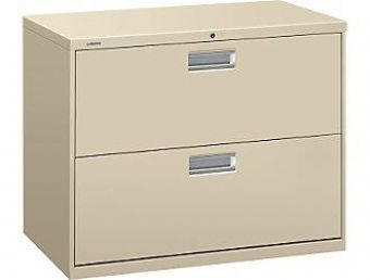 HON 600 Series 2-Drawer Lateral File (Putty)