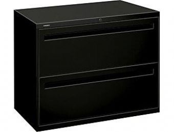 HON 700 Series 2-Drawer Lateral File (Black)