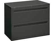 HON 700 Series 2-Drawer Lateral File (Charcoal)