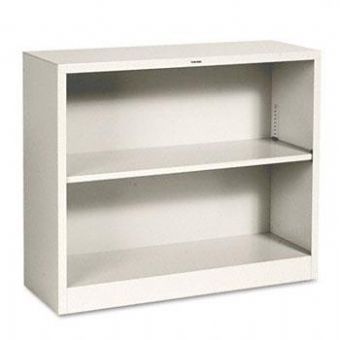 HONS30ABCL HON Brigade 2-Shelf Steel Bookcase (Putty)