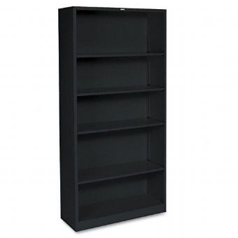 HONS72ABCP HON Brigade 5-Shelf Steel Bookcase (Black)