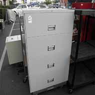 Harper 4-Drawer Lateral File (Light Grey)