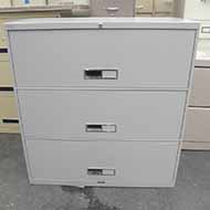 McDowell & Craig 3-Drawer Lateral File (Light Grey)