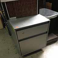 Steelcase Mobile Box/File Pedestal (Silver)