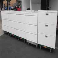 3-Drawer Lateral Files (White) 