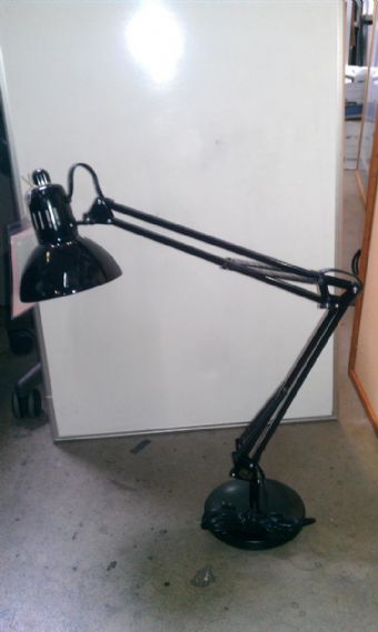 LS-3202BLK Lite Source Flex Halogen Desk Lamp (Black)