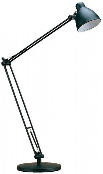 LS-3003CNBLK Lite Source Halogen Desk Lamp (Black)