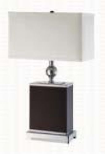 901571 Coaster Retro Style Table Lamp (Black/Silver Finish)